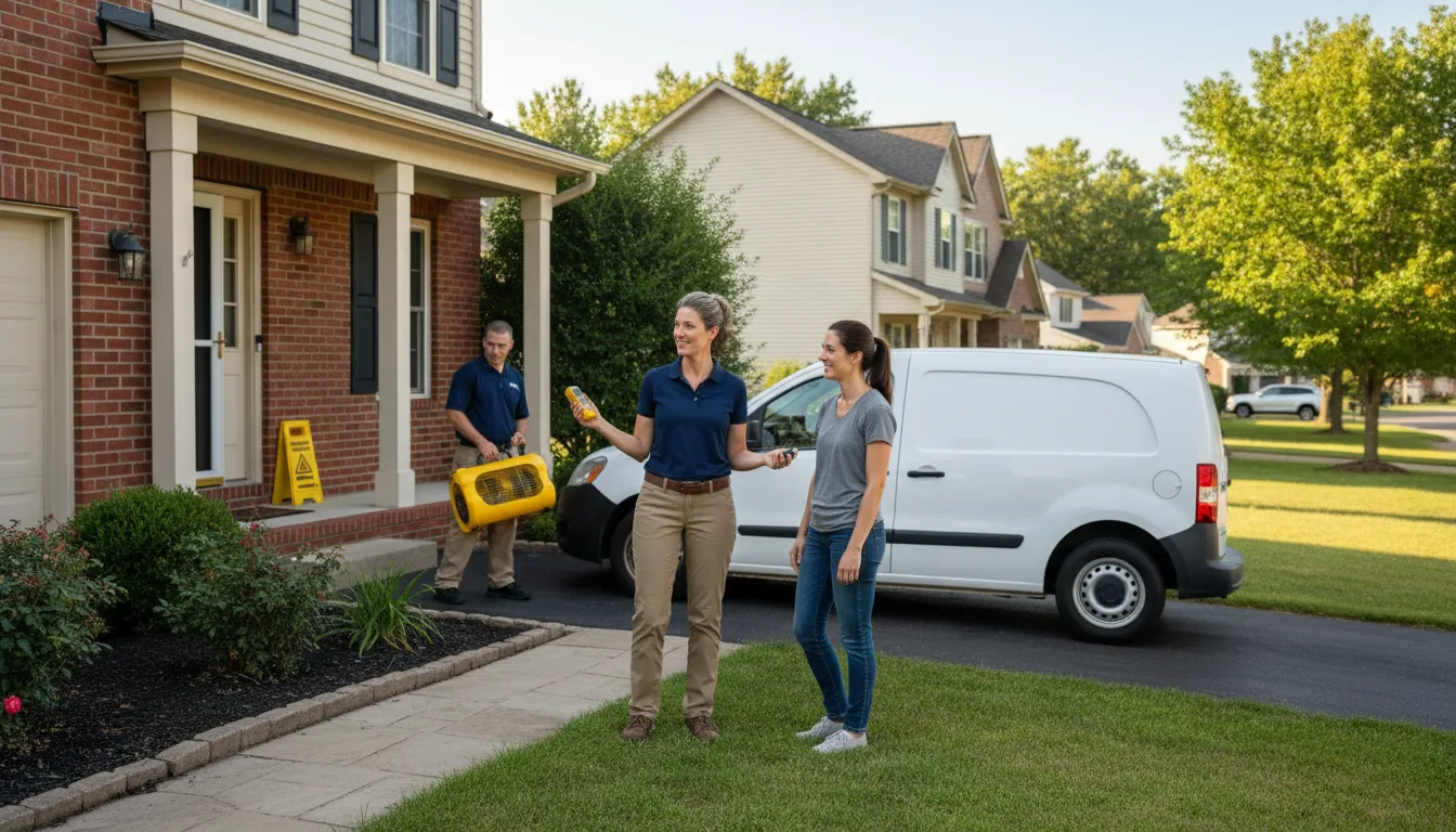 Residential water damage restoration in Livermore, CO